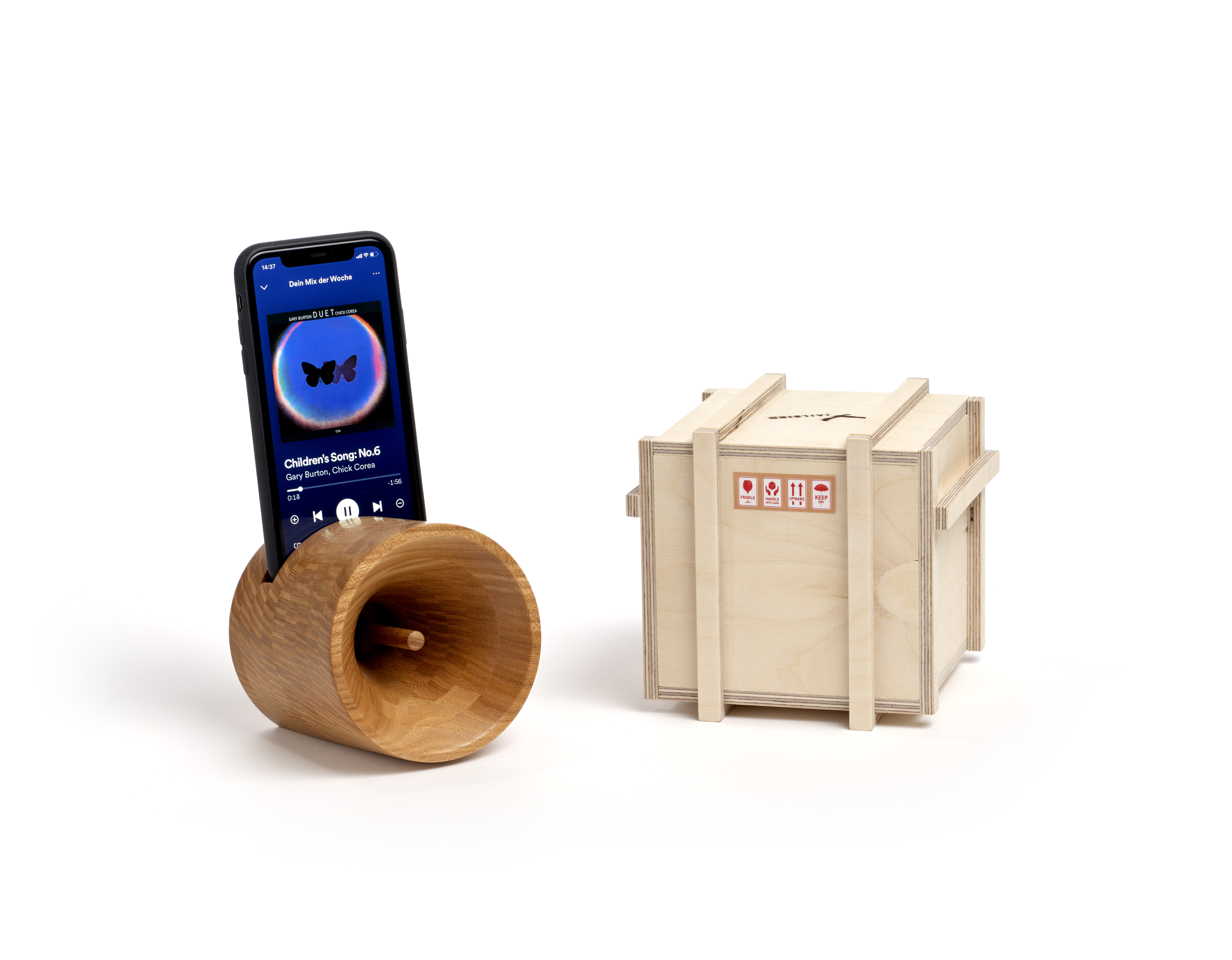 Enceinte passive en bois